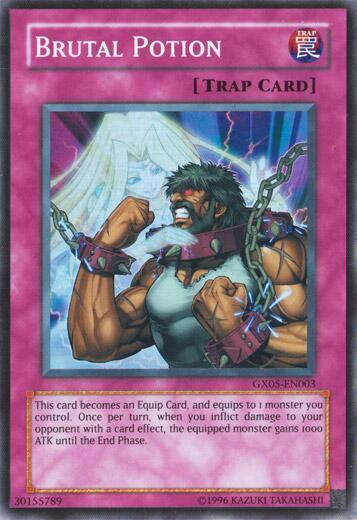 Brutal Potion GX05-EN003 card from Yu-Gi-Oh! GX Tag Force Evolution Promo