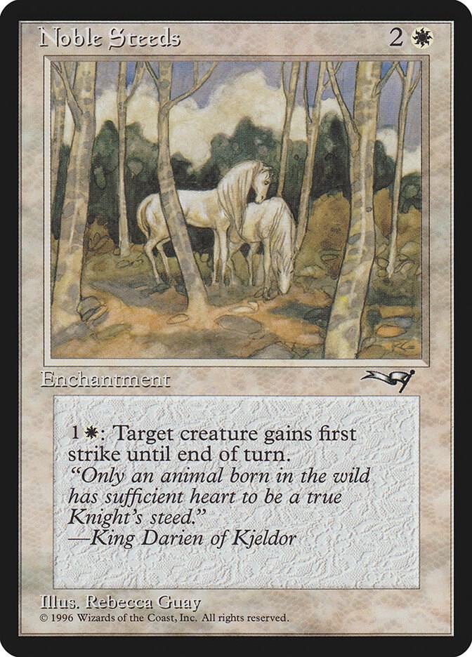 Noble Steeds (Trees in Forefront) 141 card from Alliances