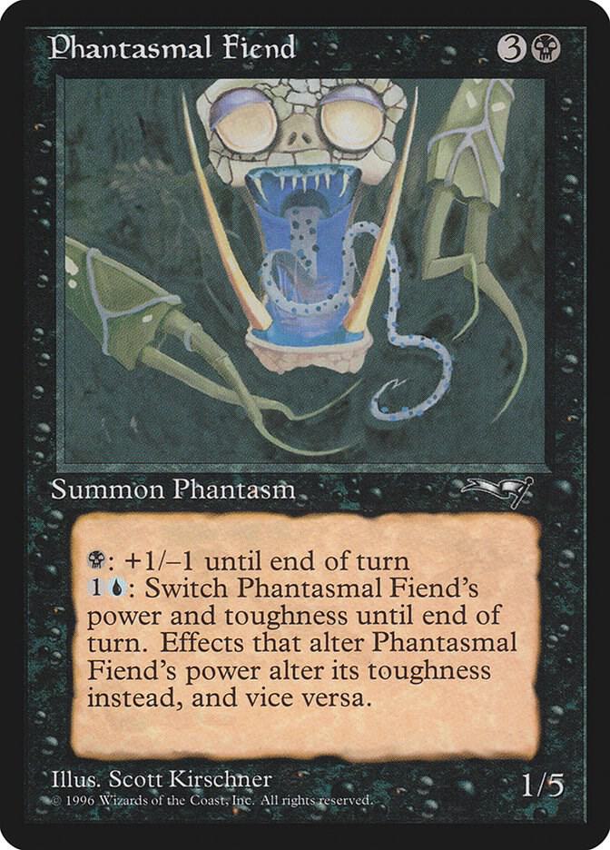 Phantasmal Fiend (Close-up) 21 card from Alliances