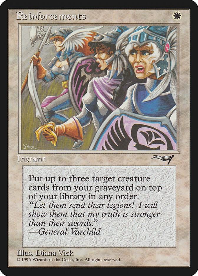 Reinforcements (Line-up) 143 card from Alliances