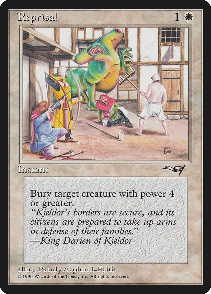 Reprisal (Green Monster) 145 card from Alliances