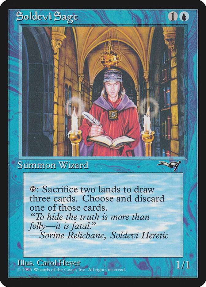 Soldevi Sage (2 Candles) 52 card from Alliances