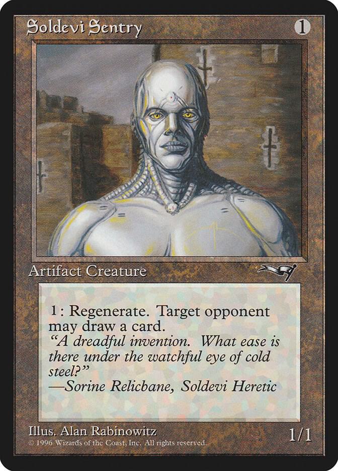 Soldevi Sentry (Close-Up) 176 card from Alliances