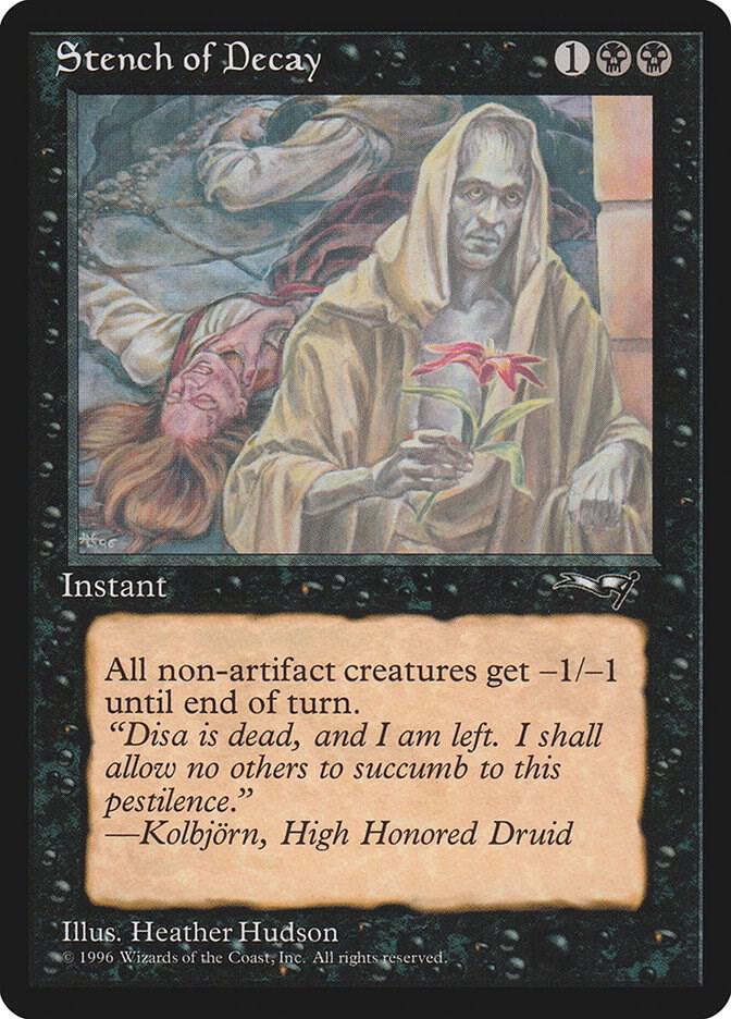 Stench of Decay (Red Flower) 28 card from Alliances