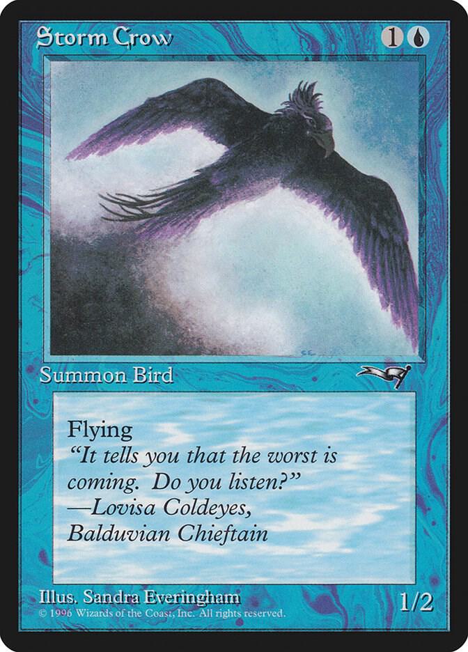 Storm Crow (Flying Right) 55 card from Alliances