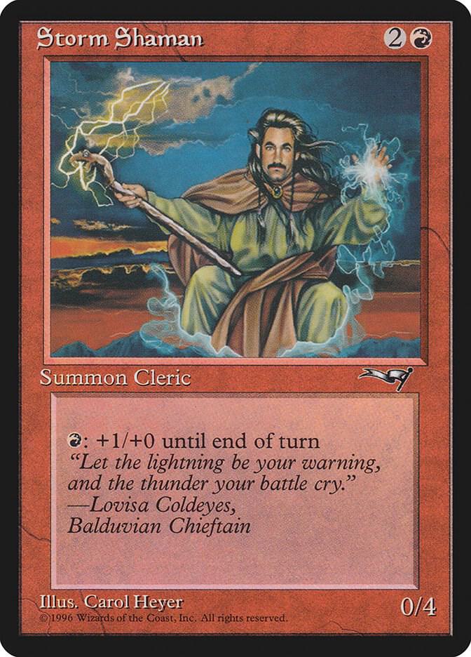 Storm Shaman (Male) 119 card from Alliances