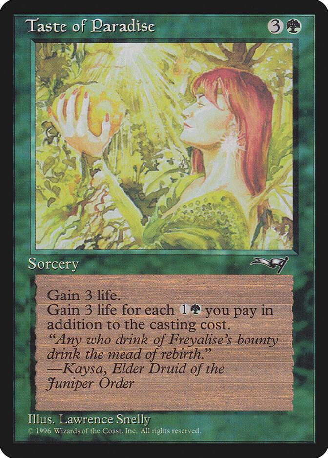 Taste of Paradise (Holding Fruit) 85 card from Alliances