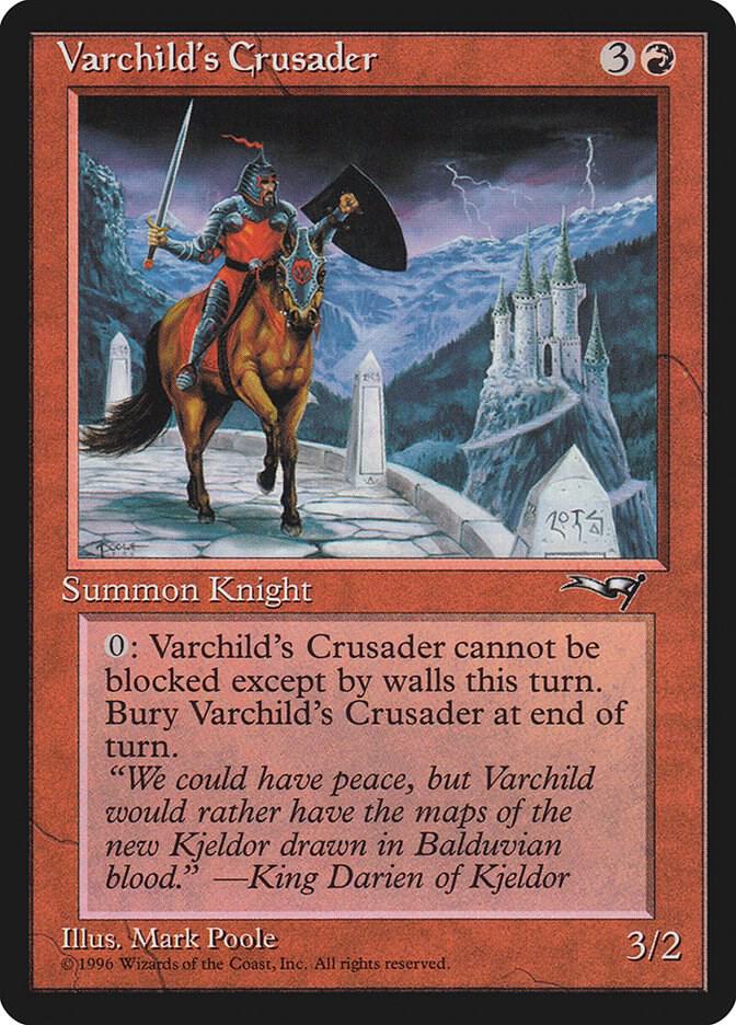 Varchild's Crusader (Castle) 121 card from Alliances