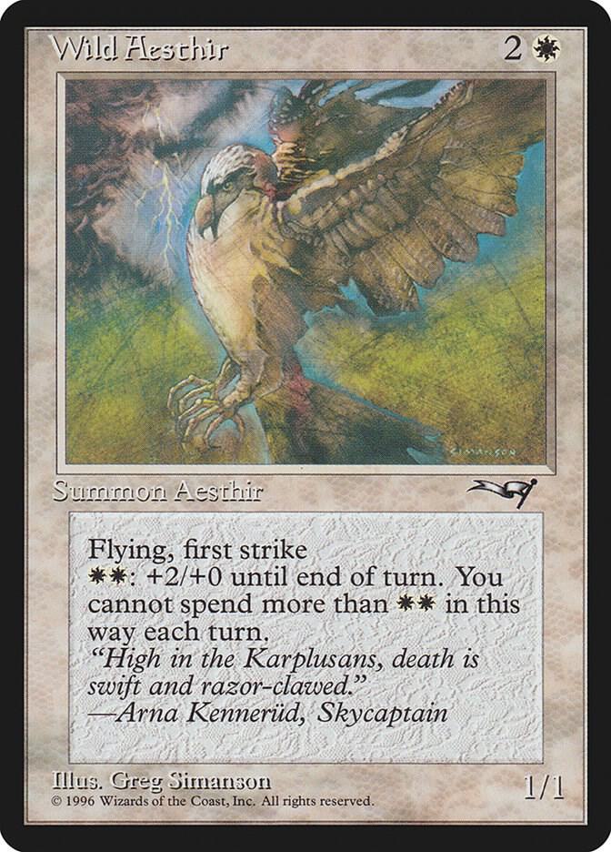 Wild Aesthir 155 card from Alliances