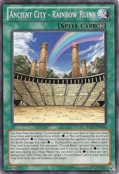 Ancient City - Rainbow Ruins (Starfoil) BATT-EN006 card from Battle Pack Tournament Prize Cards