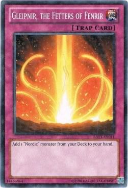 Gleipnir, the Fetters of Fenrir (Starfoil) BATT-EN011 card from Battle Pack Tournament Prize Cards
