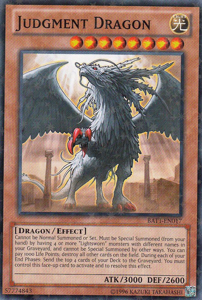 Judgment Dragon (Starfoil) BATT-EN017 card from Battle Pack Tournament Prize Cards