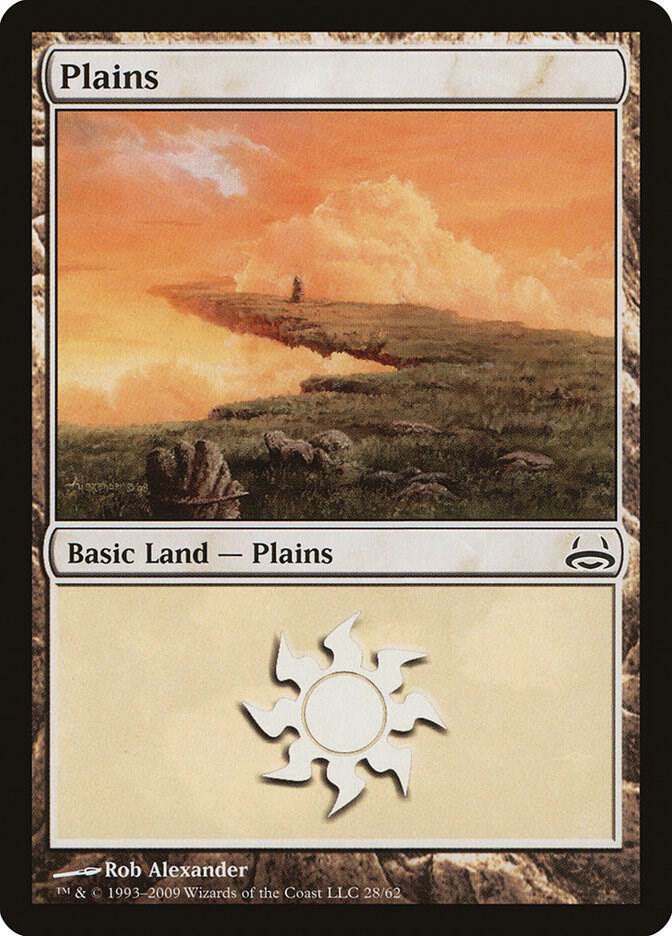Plains 28 card from Duel Decks: Divine vs. Demonic