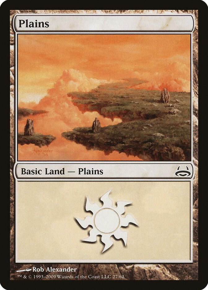 Plains 27 card from Duel Decks: Divine vs. Demonic