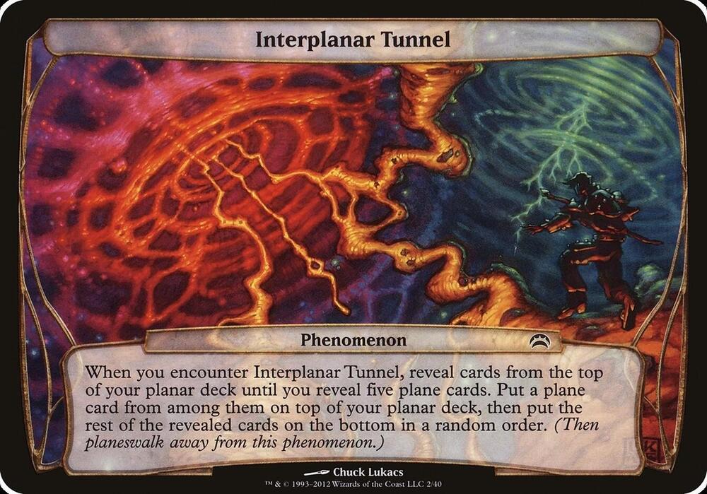 Interplanar Tunnel (Planechase 2012) 2 card from Oversize Cards
