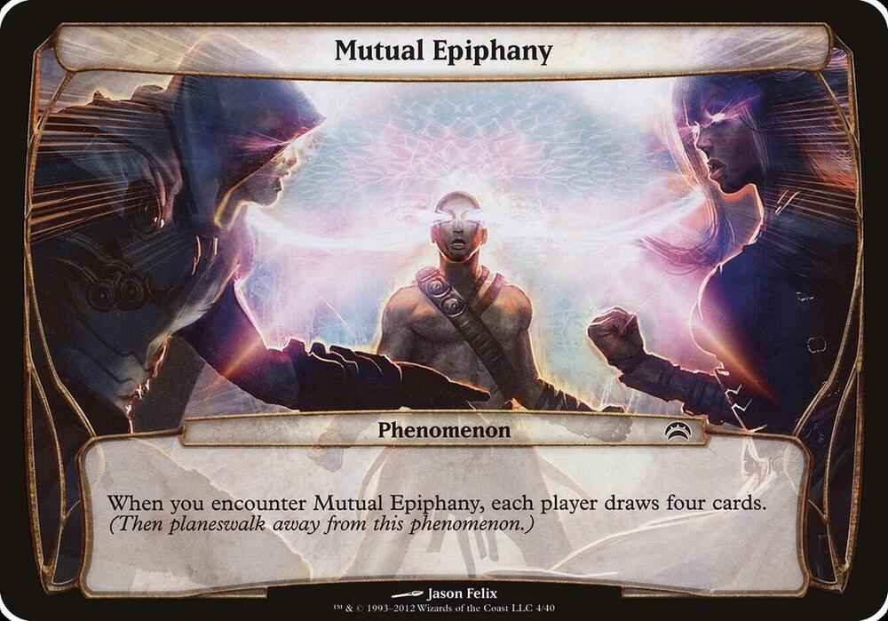 Mutual Epiphany (Planechase 2012) 4 card from Oversize Cards