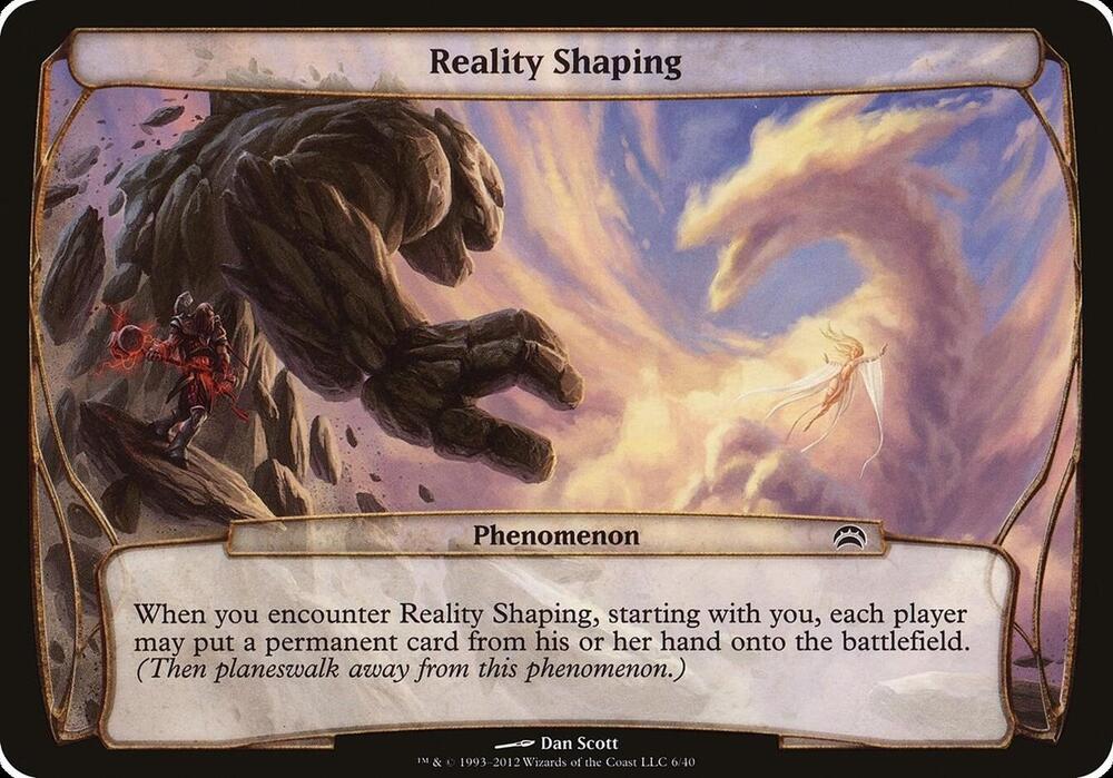Reality Shaping (Planechase 2012) 6 card from Oversize Cards