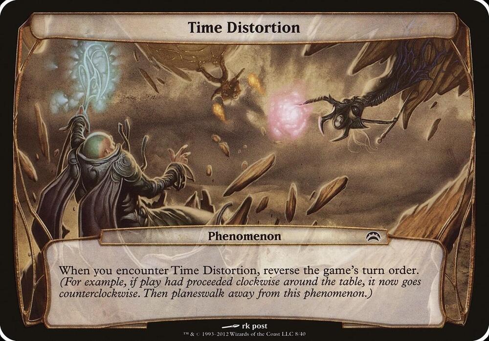 Time Distortion (Planechase 2012) 8 card from Oversize Cards