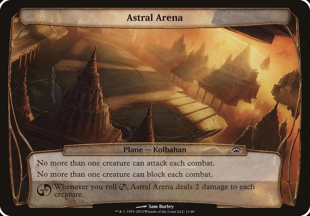 Astral Arena (Planechase 2012) 11 card from Oversize Cards
