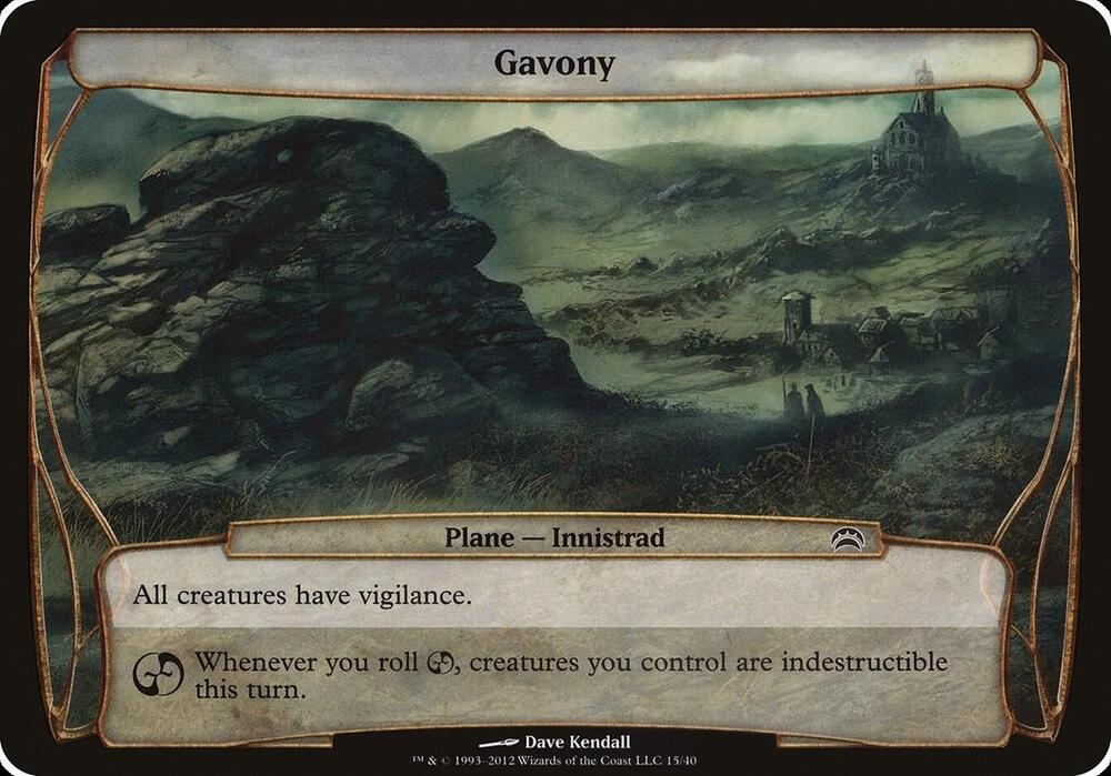 Gavony (Planechase 2012) 15 card from Oversize Cards