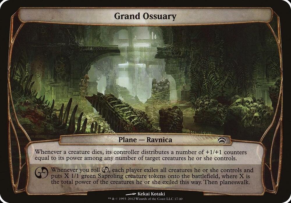 Grand Ossuary (Planechase 2012) 17 card from Oversize Cards