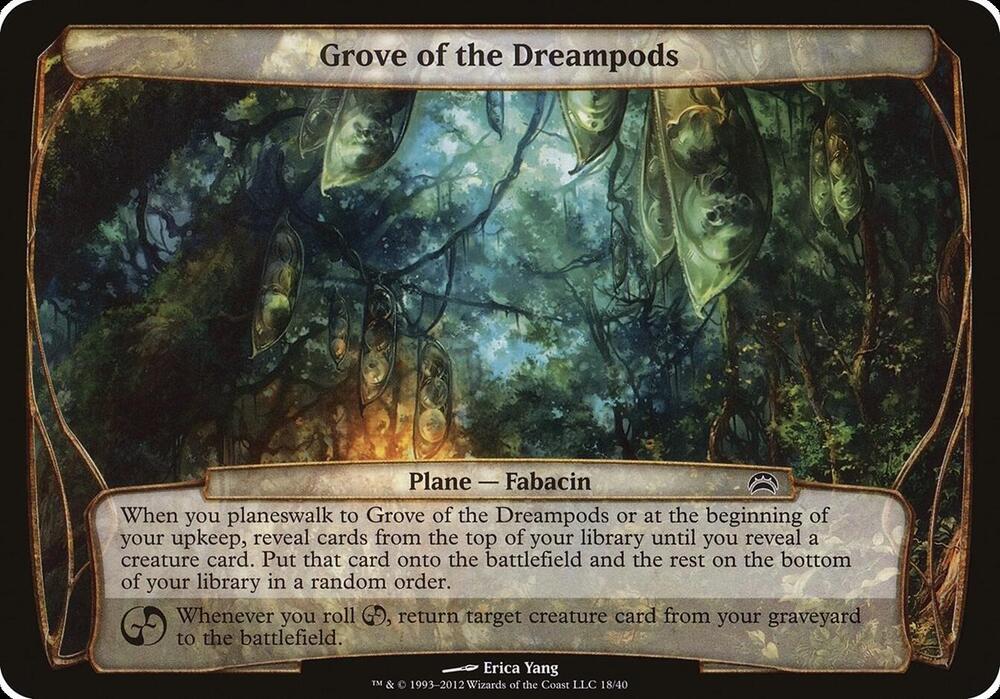 Grove of the Dreampods (Planechase 2012) 18 card from Oversize Cards