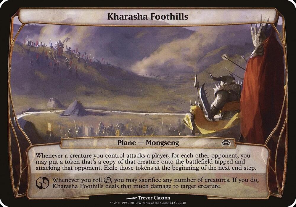 Kharasha Foothills (Planechase 2012) 22 card from Oversize Cards
