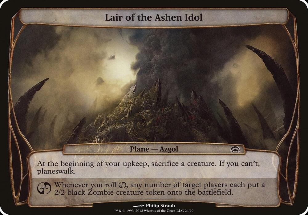 Lair of the Ashen Idol (Planechase 2012) 24 card from Oversize Cards