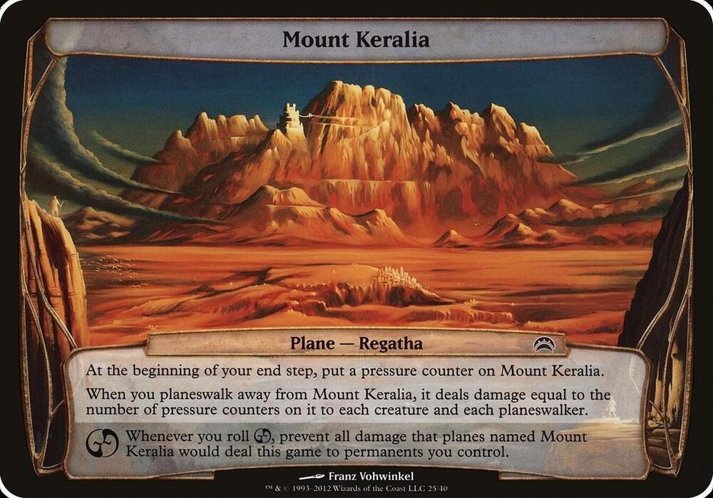 Mount Keralia (Planechase 2012) 25 card from Oversize Cards