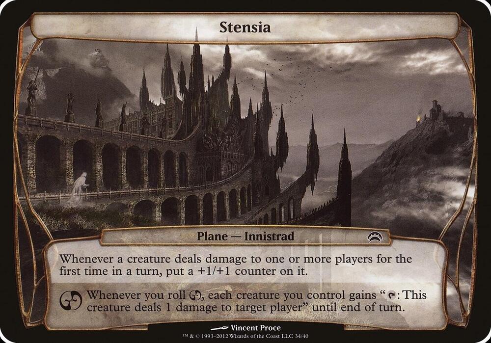 Stensia (Planechase 2012) 34 card from Oversize Cards