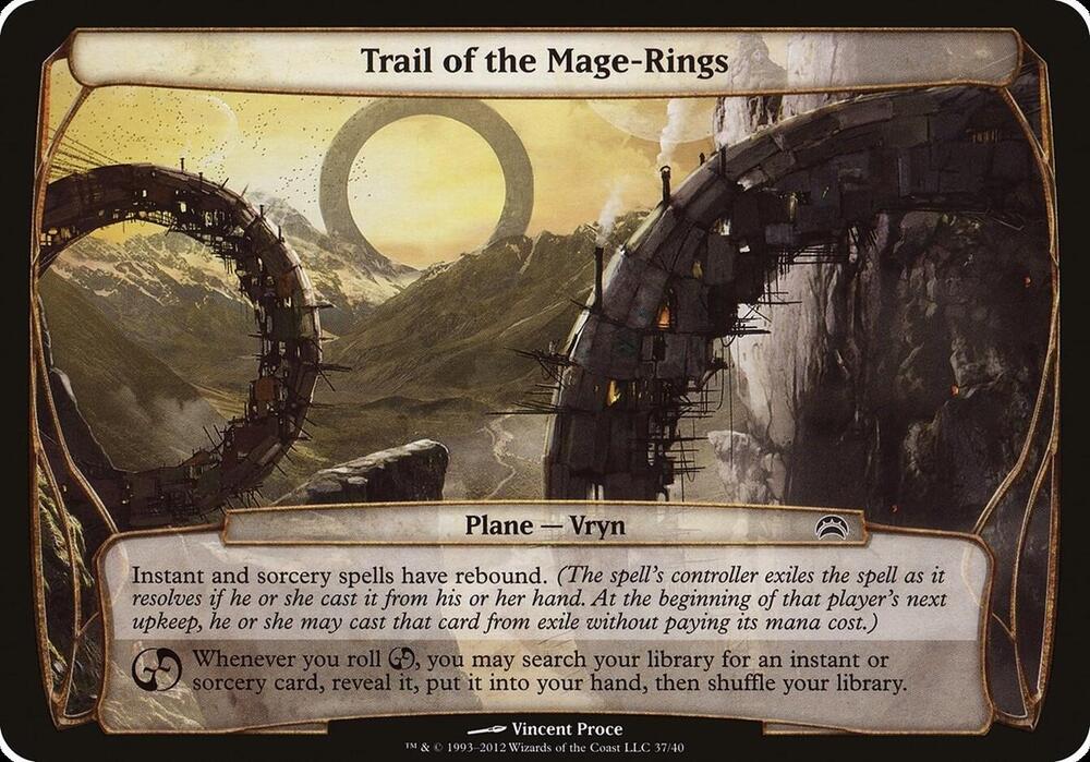 Trail of the Mage-Rings (Planechase 2012) 37 card from Oversize Cards