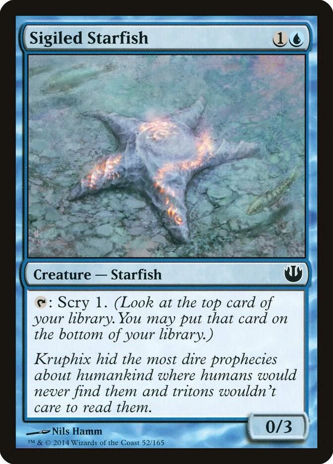 Sigiled Starfish 52 card from Journey Into Nyx