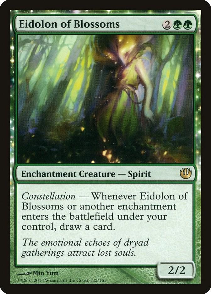Eidolon of Blossoms 122 card from Journey Into Nyx