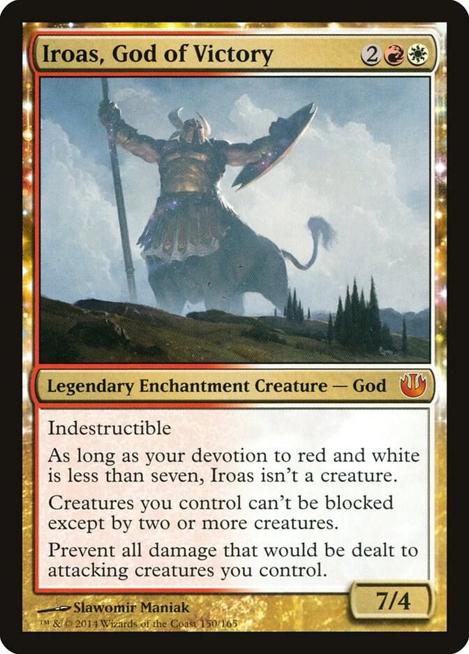 Iroas, God of Victory 150 card from Journey Into Nyx