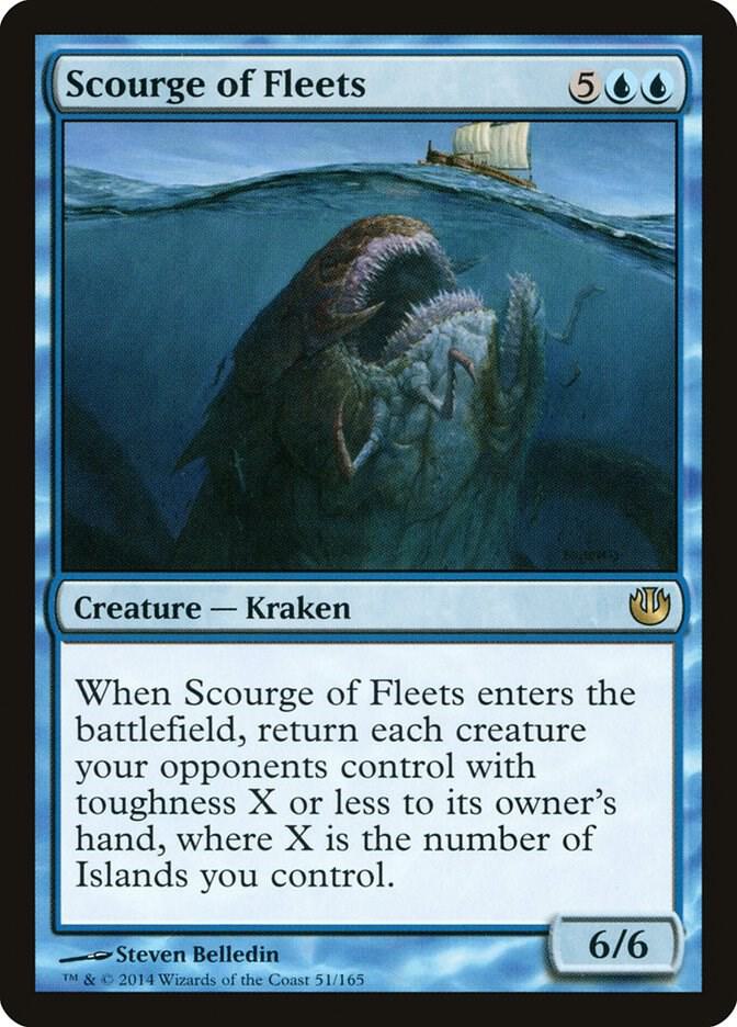 Scourge of Fleets 51 card from Journey Into Nyx
