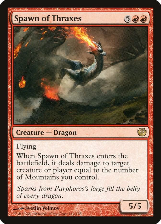 Spawn of Thraxes 112 card from Journey Into Nyx