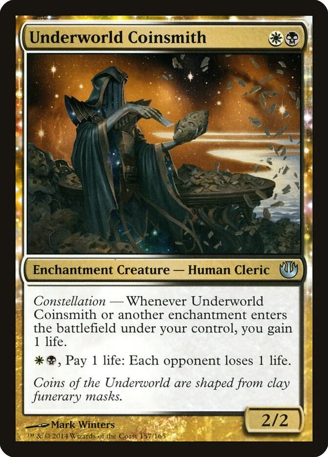 Underworld Coinsmith 157 card from Journey Into Nyx