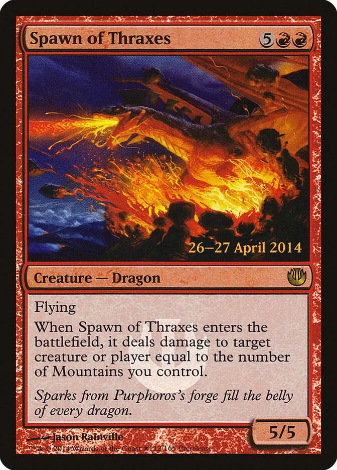 Spawn of Thraxes 112 card from Prerelease Cards