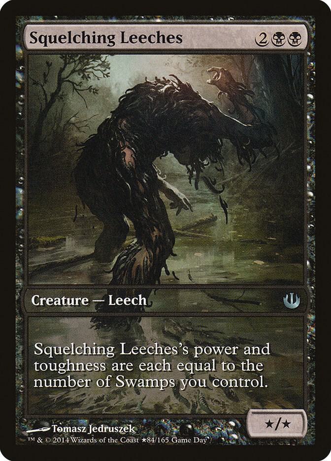Squelching Leeches 84 card from Game Day & Store Championship Promos