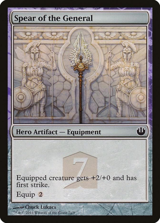 Spear of the General 7a card from Hero's Path Promos
