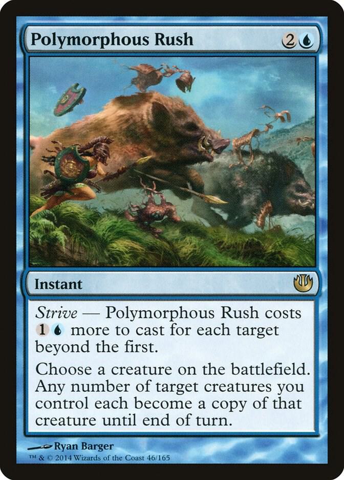 Polymorphous Rush 46 card from Journey Into Nyx