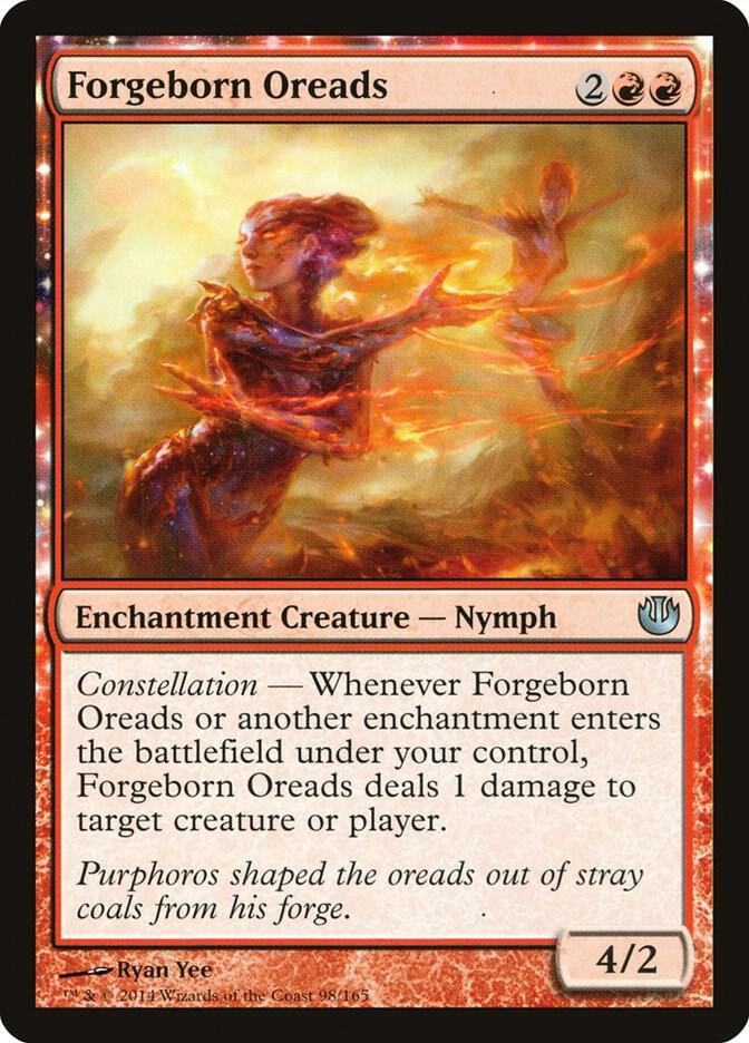 Forgeborn Oreads 98 card from Journey Into Nyx