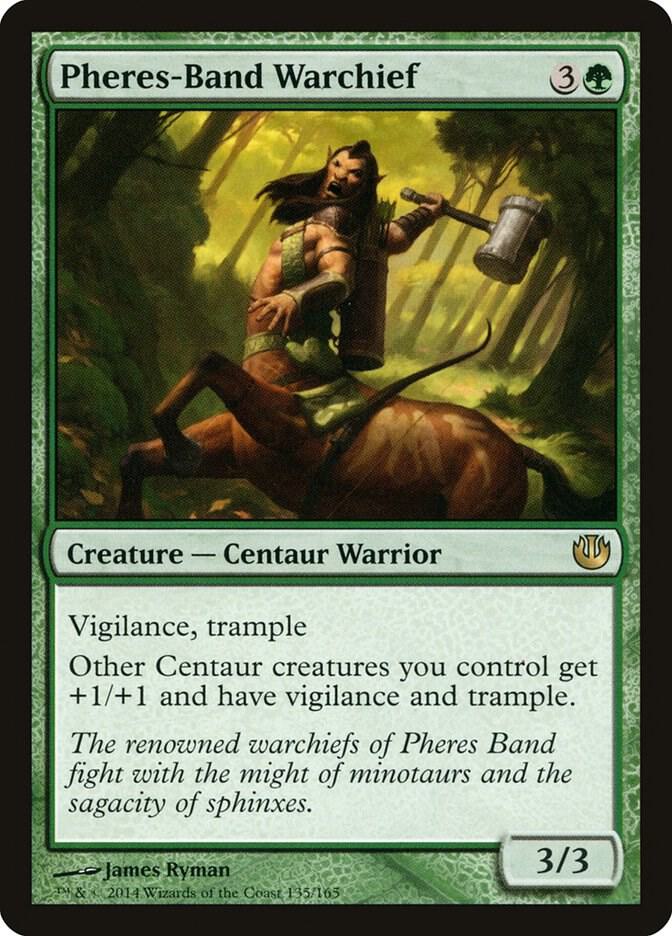 Pheres-Band Warchief 135 card from Journey Into Nyx