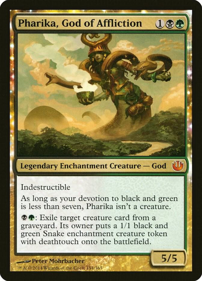 Pharika, God of Affliction 154 card from Journey Into Nyx