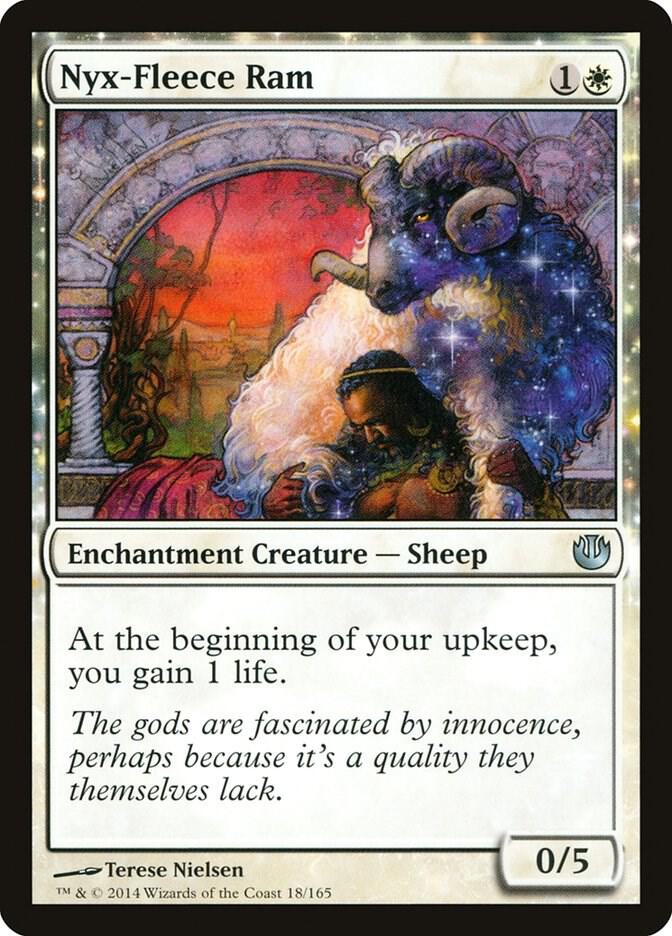 Nyx-Fleece Ram 18 card from Journey Into Nyx