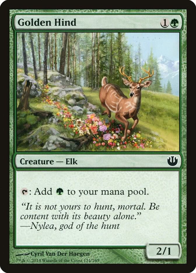Golden Hind 124 card from Journey Into Nyx