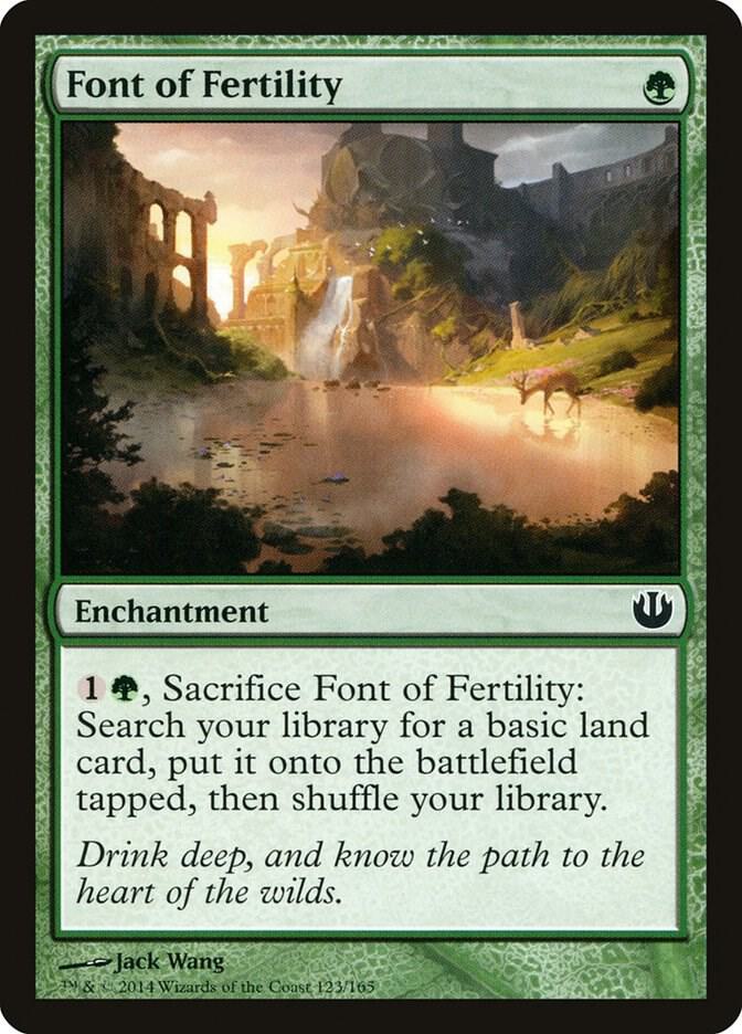 Font of Fertility 123 card from Journey Into Nyx