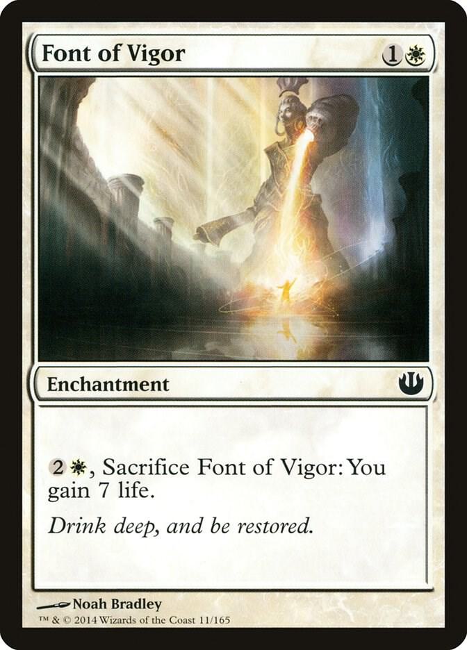 Font of Vigor 11 card from Journey Into Nyx