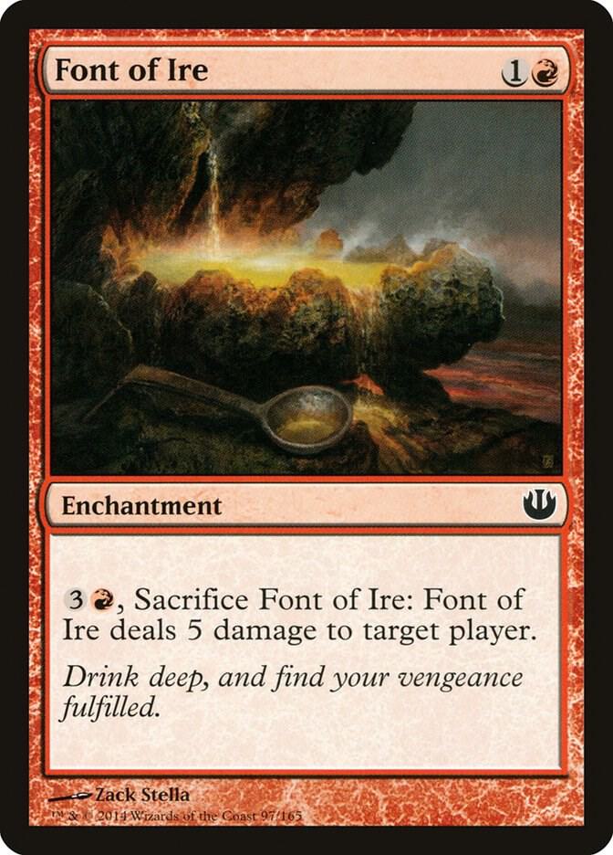 Font of Ire 97 card from Journey Into Nyx