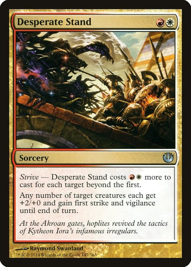 Desperate Stand 147 card from Journey Into Nyx